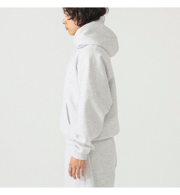 BEAMS「ワイドショートフィット ウィンドストップ スウェットフーディー」|スウェット・ジャージ|