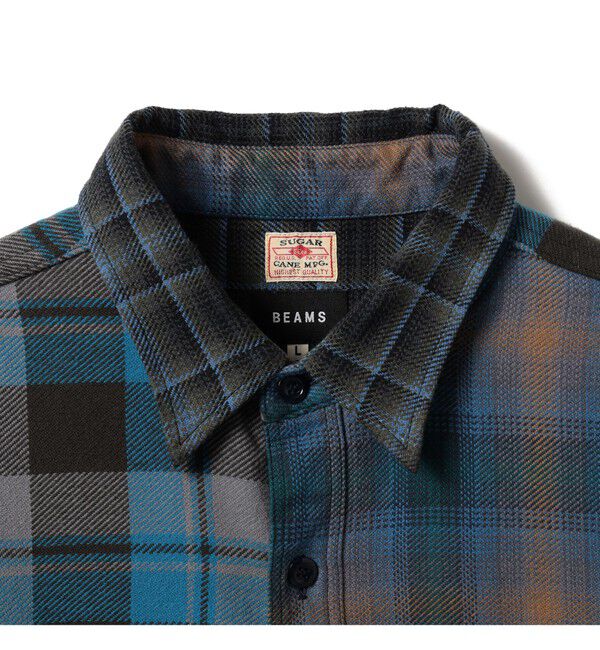 BEAMS「【別注】SUGAR CANE / クレイジー ワークシャツ」|シャツ・ブラウス|