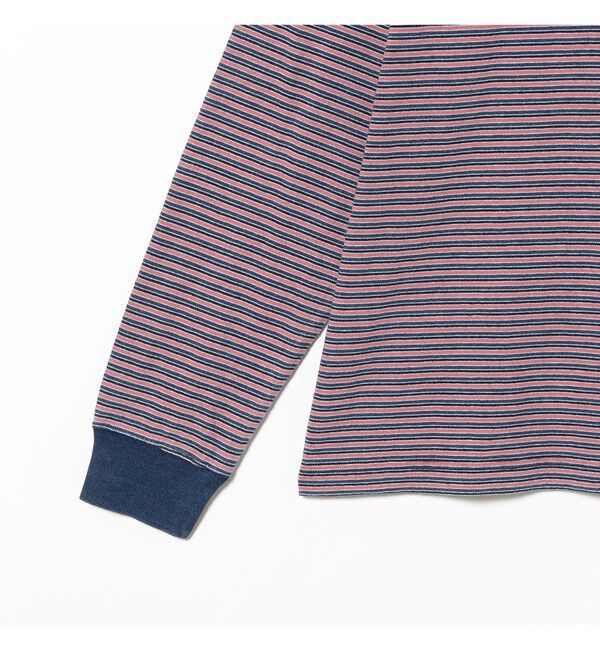 BEAMS PLUS「Pocket Tee Indigo Stripe」|Tシャツ・カットソー|