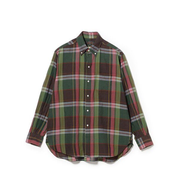 BEAMS PLUS「B.D. Classic-fit Madras」|シャツ・ブラウス|