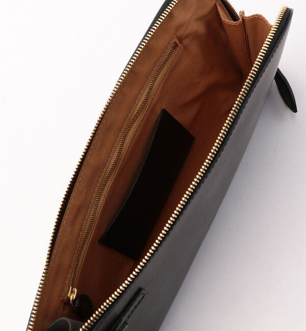 SHIPS「Boldrini Selleria: レザー クラッチバッグ」|クラッチバッグ|