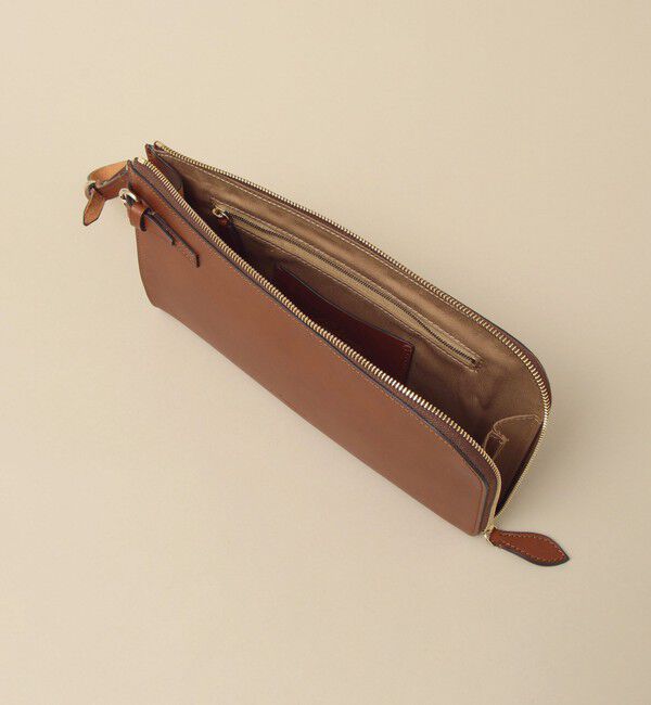 SHIPS「Boldrini Selleria: レザー クラッチバッグ」|クラッチバッグ|