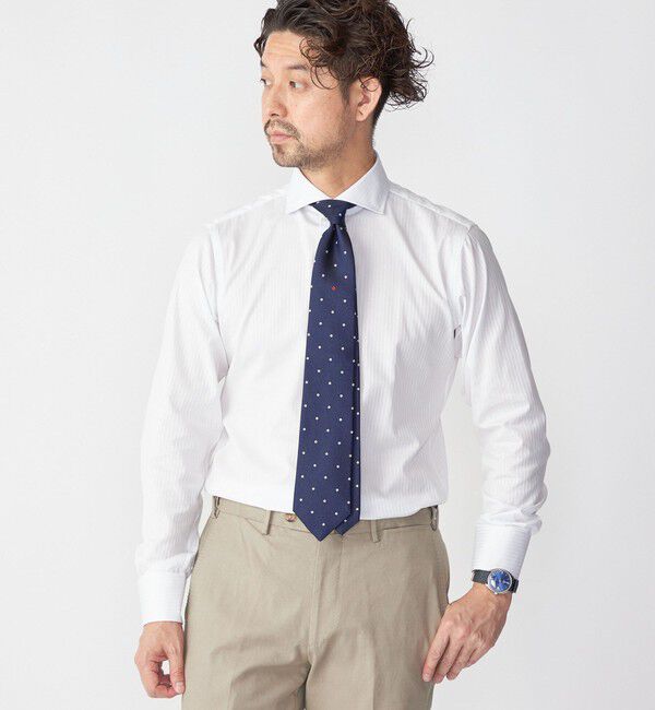 SHIPS「SHIPS: ワンポイント フラワー コモン ネクタイ」|ネクタイ・蝶ネクタイ|