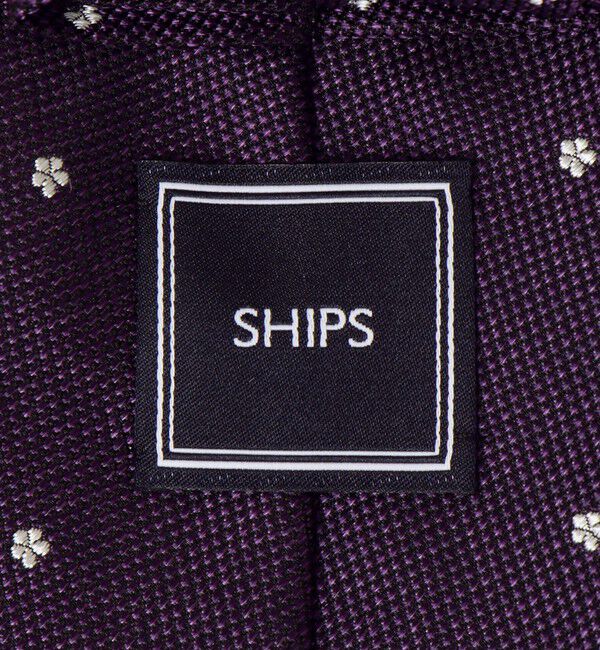 SHIPS「SHIPS: ワンポイント フラワー コモン ネクタイ」|ネクタイ・蝶ネクタイ|