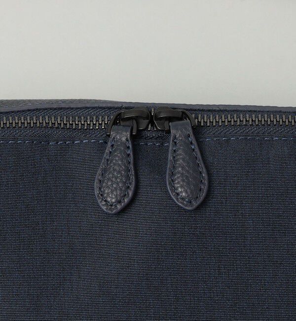 SHIPS「SHIPS: シュリンクレザー &times; ファブリック コンビ ウエスト バッグ (ボディバッグ)」|ショルダー・メッセンジャー|