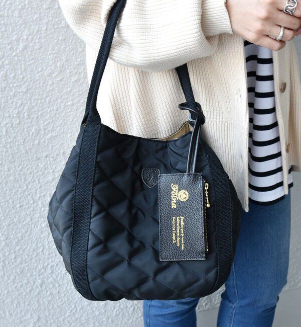 SHIPS any「【SHIPS any別注】Folna: 2WAY キルティング バッグ」|トートバッグ|