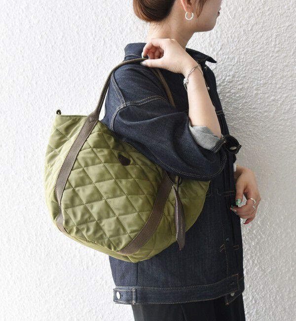 SHIPS any「【SHIPS any別注】Folna: 2WAY キルティング バッグ」|トートバッグ|