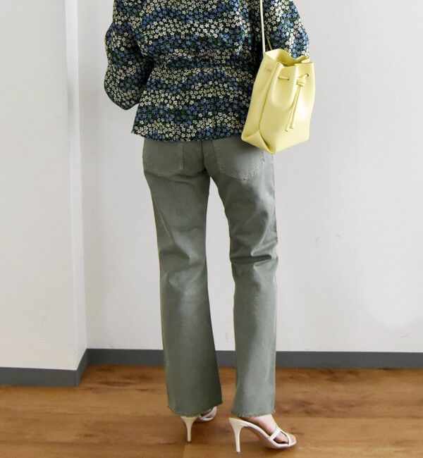 SHIPS any「SHIPS any:〈ウォッシャブル〉オーガニック ツイル フレア パンツ」|デニム|