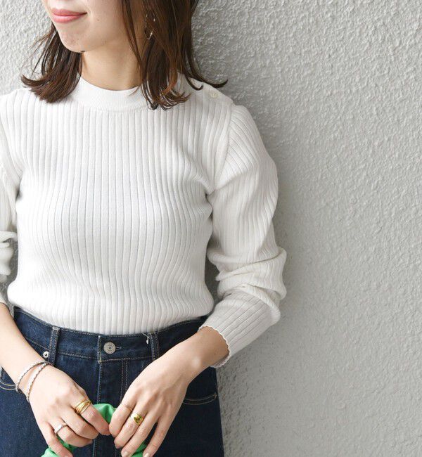 SHIPS any「SHIPS any: リブニット プルオーバー」|ニット・セーター|