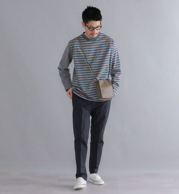 SHIPS「SHIPS: レザー スクエア ショルダーバッグ」|ショルダー・メッセンジャー|