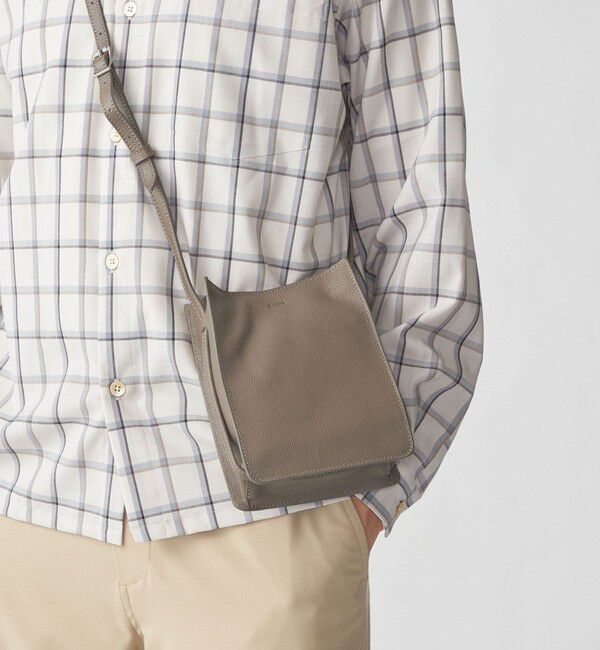 SHIPS「SHIPS: レザー スクエア ショルダーバッグ」|ショルダー・メッセンジャー|