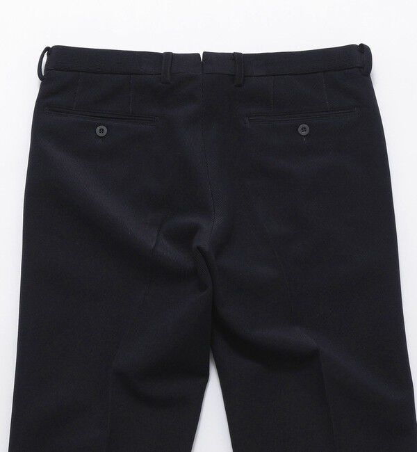 SHIPS「SHIPS: ダウンファブリック ピケ ノープリーツ パンツ (セットアップ対応)」|スラックス|