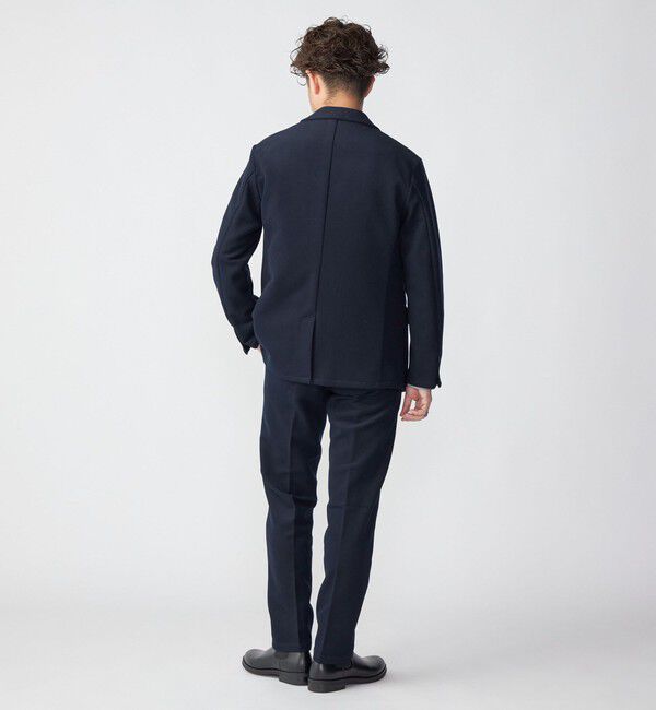 SHIPS「SHIPS: ダウンファブリック ピケ ノープリーツ パンツ (セットアップ対応)」|スラックス|