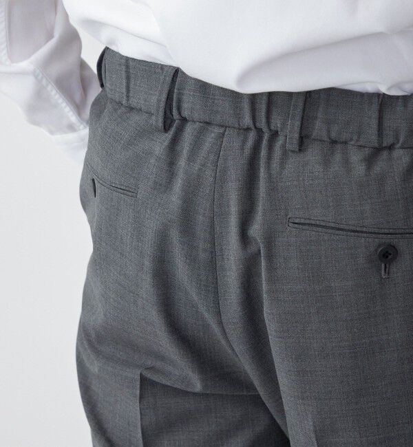 SHIPS「SHIPS:〈手洗い可能〉トロピカルウール 2WAYストレッチ パンツ (セットアップ対応)」|スラックス|