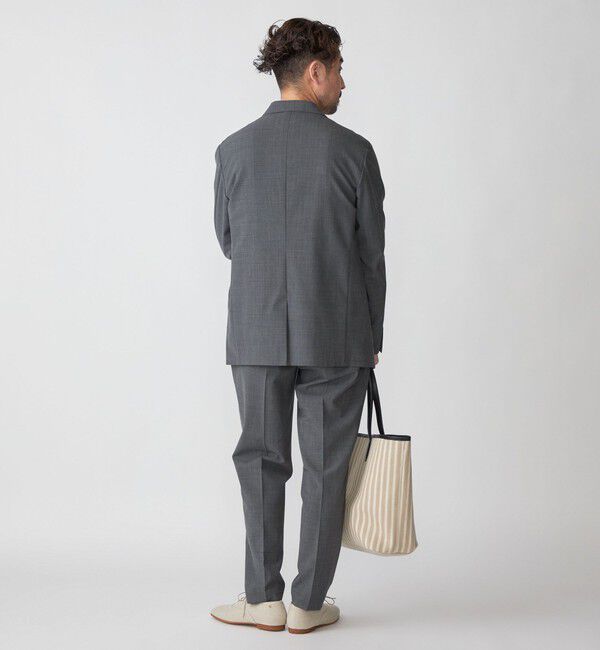 SHIPS「SHIPS:〈手洗い可能〉トロピカルウール 2WAYストレッチ パンツ (セットアップ対応)」|スラックス|