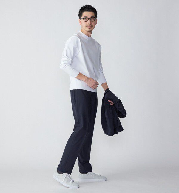 SHIPS「SHIPS:〈手洗い可能〉トロピカルウール 2WAYストレッチ パンツ (セットアップ対応)」|スラックス|