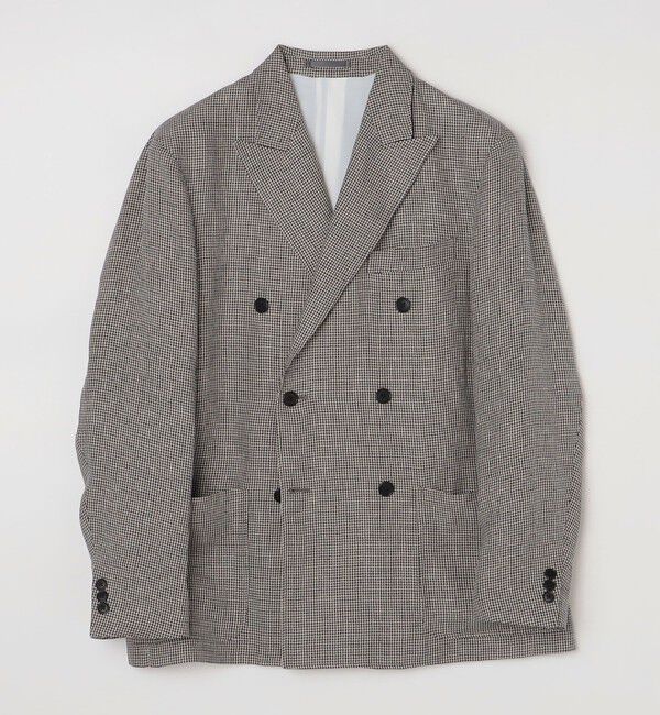 SHIPS「BATEAUX DE SHIPS: リネン ツイル ダブルブレスト ジャケット」|テーラードジャケット|