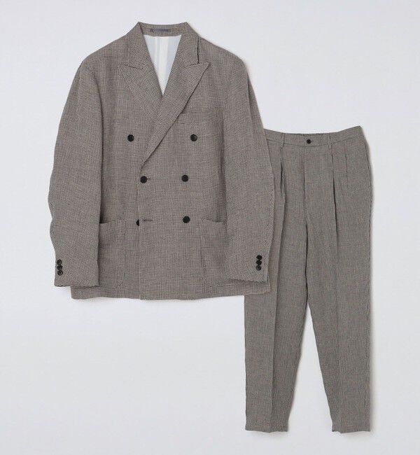 SHIPS「BATEAUX DE SHIPS: リネン ツイル ダブルブレスト ジャケット」|テーラードジャケット|