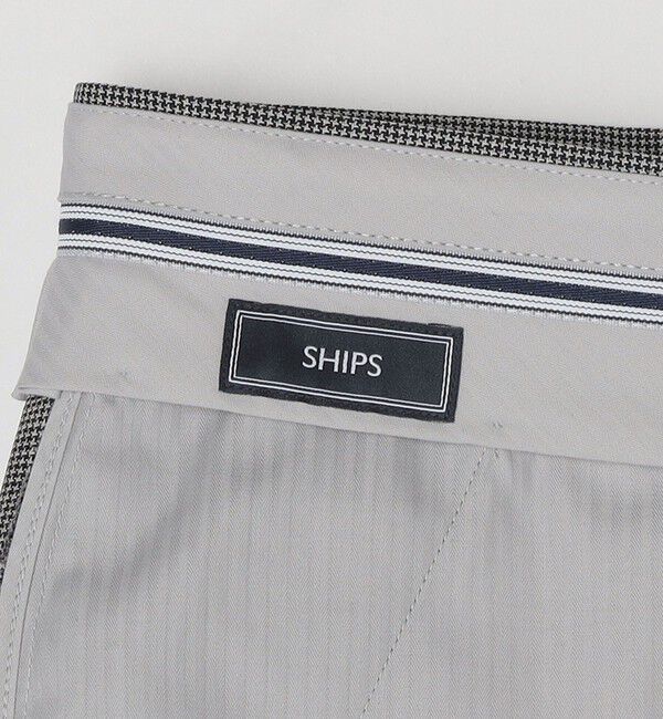 SHIPS「SHIPS: 〈手洗い可能〉スティック ウォッシャブル ストレッチ パンツ」|チノ|