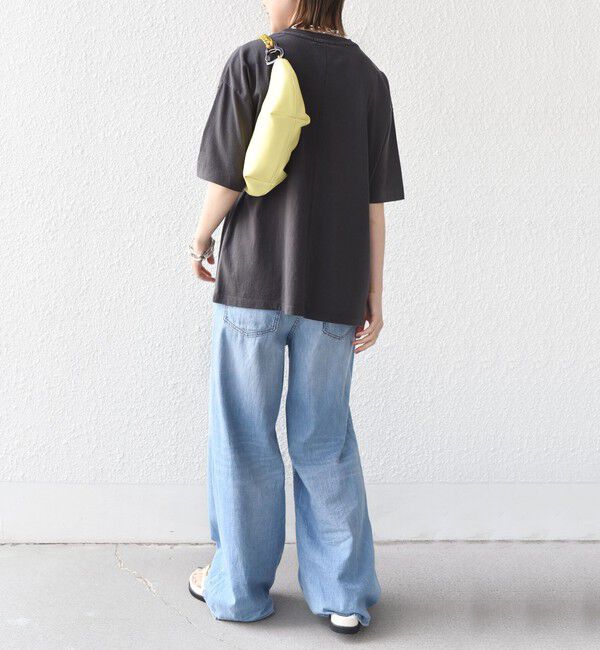 SHIPS for women「【SHIPS別注】81BRANCA:5分袖 ロゴ TEE 24SS 」|Tシャツ・カットソー|