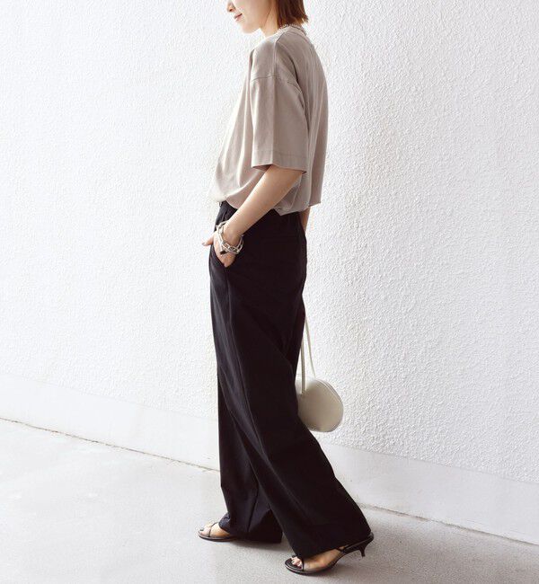 SHIPS for women「【SHIPS別注】81BRANCA:5分袖 ロゴ TEE 24SS 」|Tシャツ・カットソー|