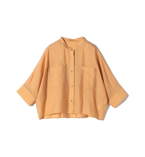 SHIPS for women「《一部追加予約》〈手洗い可能〉シルク混 シアー 羽織 シャツ」|シャツ・ブラウス|