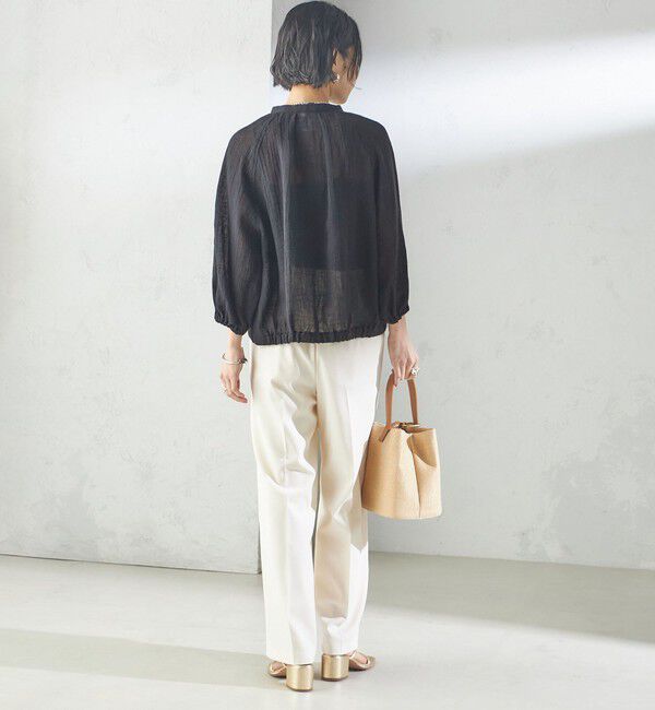 SHIPS for women「〈手洗い可能〉ツイル ストレート パンツ（セットアップ対応）」|その他|