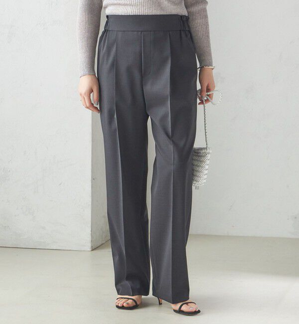 SHIPS for women「〈手洗い可能〉ツイル ストレート パンツ（セットアップ対応）」|その他|