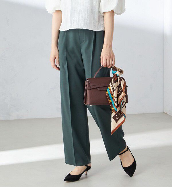 SHIPS for women「〈手洗い可能〉ツイル ストレート パンツ（セットアップ対応）」|その他|