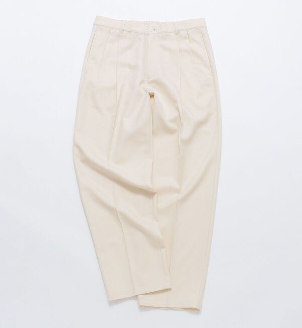 SHIPS「City Ambient Products: 2プリーツ ワイド テーパード スラックス」|スラックス|