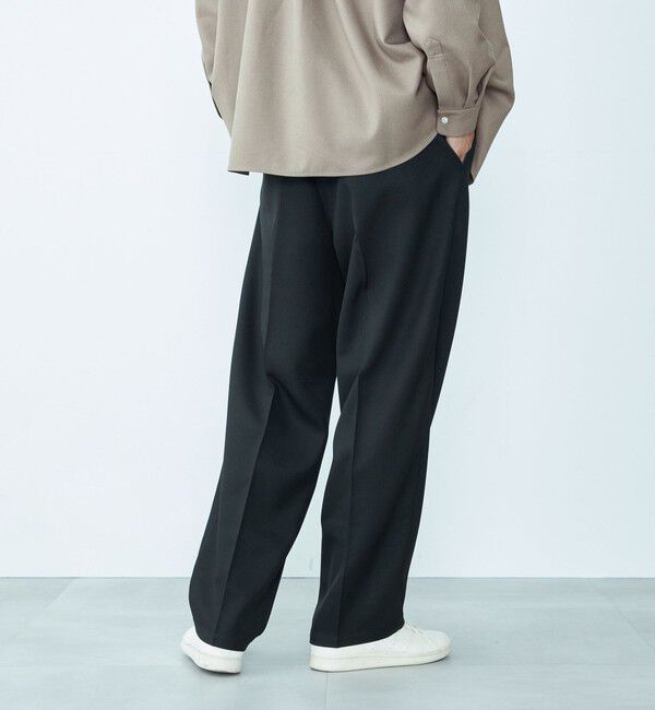 SHIPS「City Ambient Products: 2プリーツ ワイド テーパード スラックス」|スラックス|