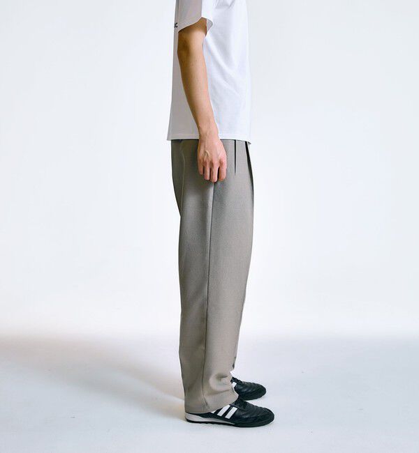 SHIPS「City Ambient Products: 2プリーツ ワイド テーパード スラックス」|スラックス|