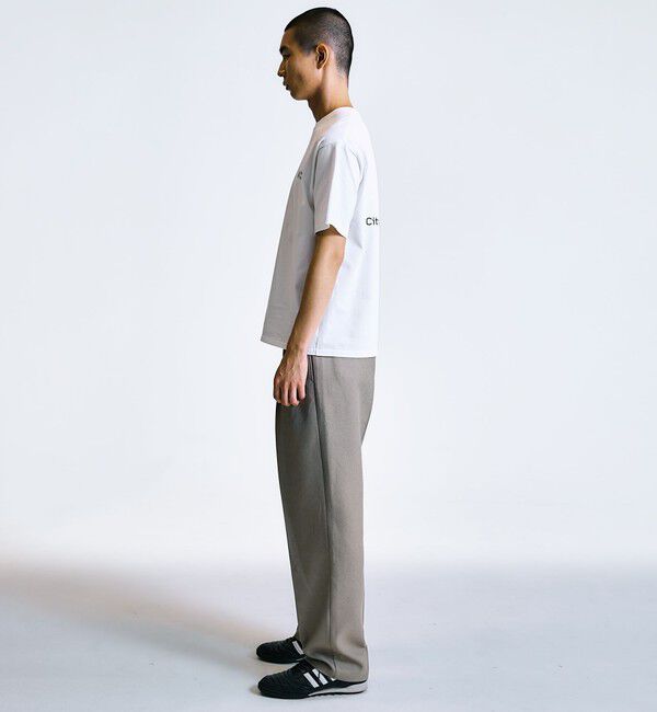 SHIPS「City Ambient Products: 2プリーツ ワイド テーパード スラックス」|スラックス|