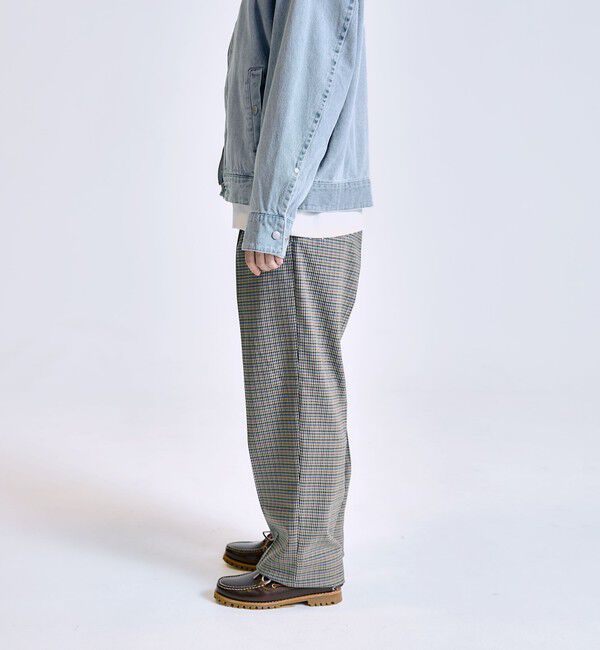 SHIPS「City Ambient Products: 2プリーツ ワイド テーパード スラックス」|スラックス|