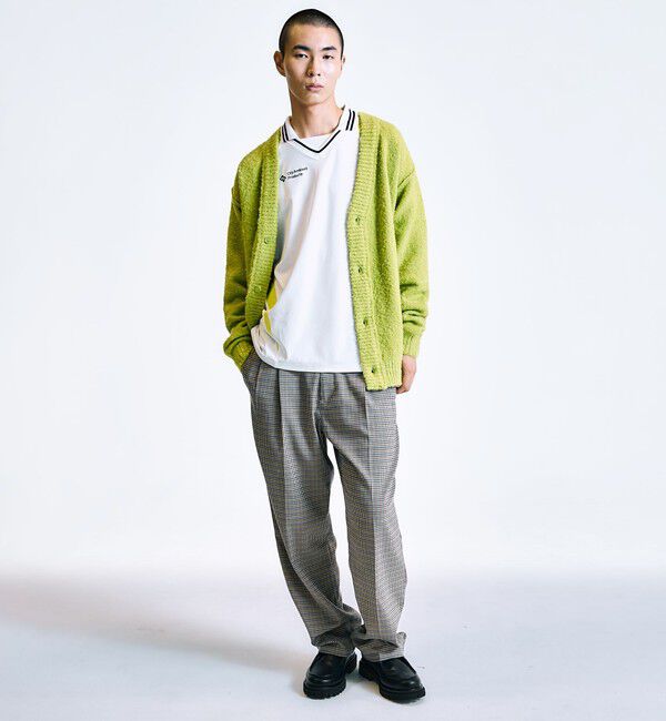 SHIPS「City Ambient Products: 2プリーツ ワイド テーパード スラックス」|スラックス|