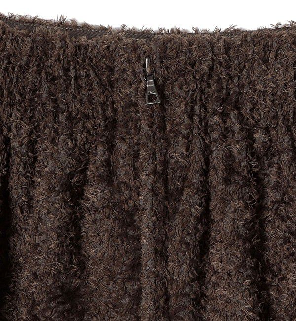 SHIPS for women「〈手洗い可能〉ジャカード ヘム フレア レイヤード スカート」|スカート|