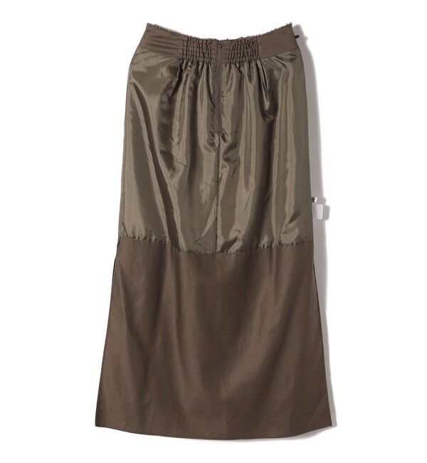 SHIPS for women「〈手洗い可能〉ジャカード ヘム フレア レイヤード スカート」|スカート|