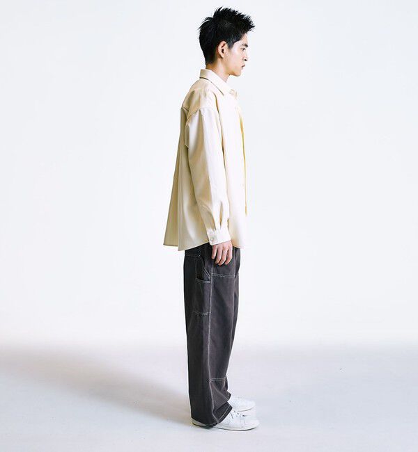 SHIPS「City Ambient Products: レギュラーカラー ロングスリーブ オーバー シャツ」|シャツ・ブラウス|