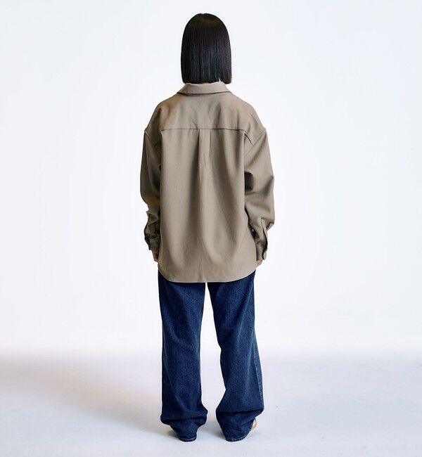 SHIPS「City Ambient Products: レギュラーカラー ロングスリーブ オーバー シャツ」|シャツ・ブラウス|