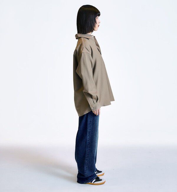 SHIPS「City Ambient Products: レギュラーカラー ロングスリーブ オーバー シャツ」|シャツ・ブラウス|