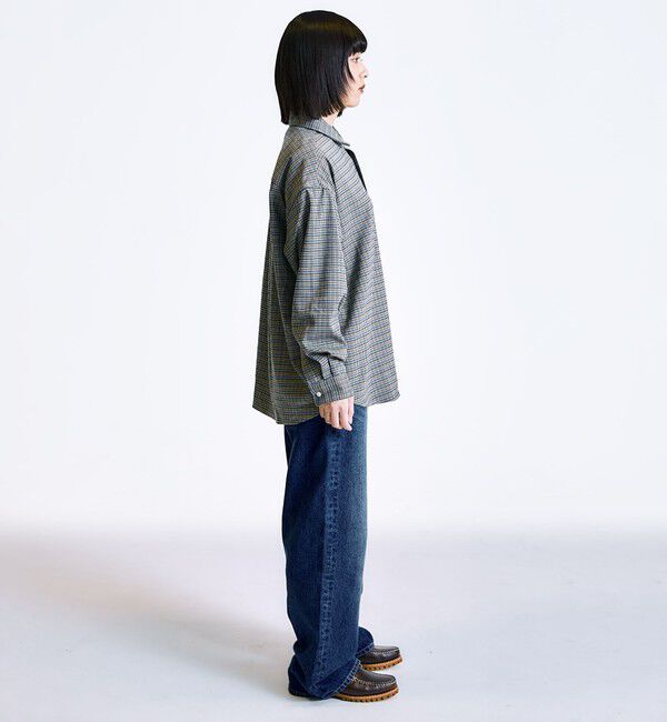 SHIPS「City Ambient Products: レギュラーカラー ロングスリーブ オーバー シャツ」|シャツ・ブラウス|