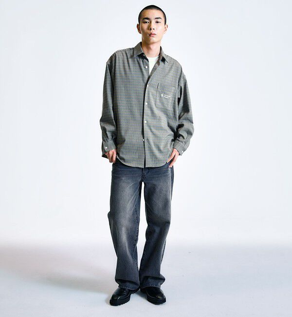 SHIPS「City Ambient Products: レギュラーカラー ロングスリーブ オーバー シャツ」|シャツ・ブラウス|