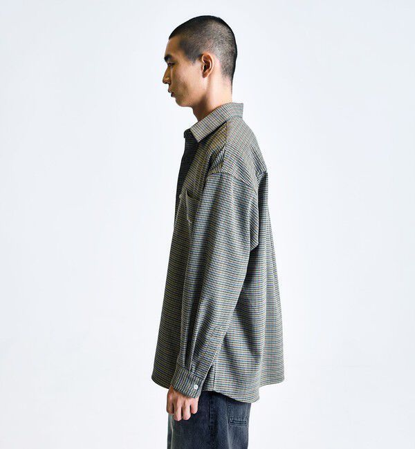 SHIPS「City Ambient Products: レギュラーカラー ロングスリーブ オーバー シャツ」|シャツ・ブラウス|