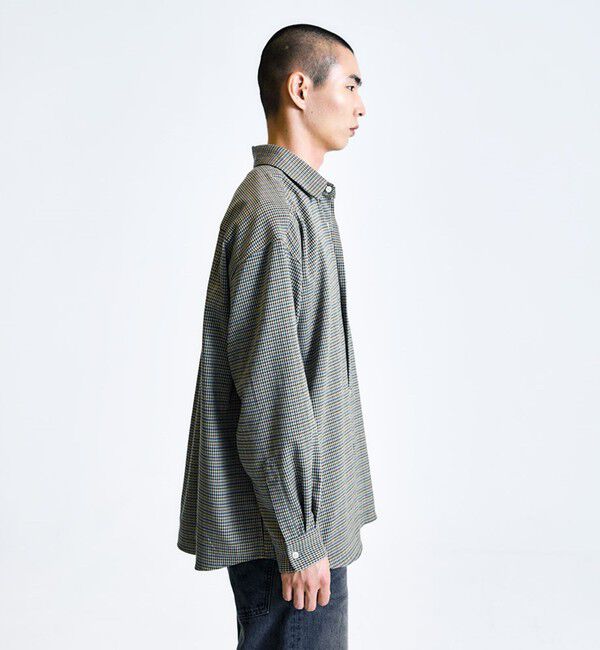 SHIPS「City Ambient Products: レギュラーカラー ロングスリーブ オーバー シャツ」|シャツ・ブラウス|
