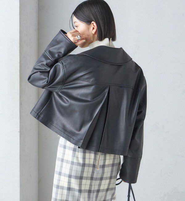 SHIPS for women「ボア カラー ブルゾン」|ブルゾン・スタジャン|