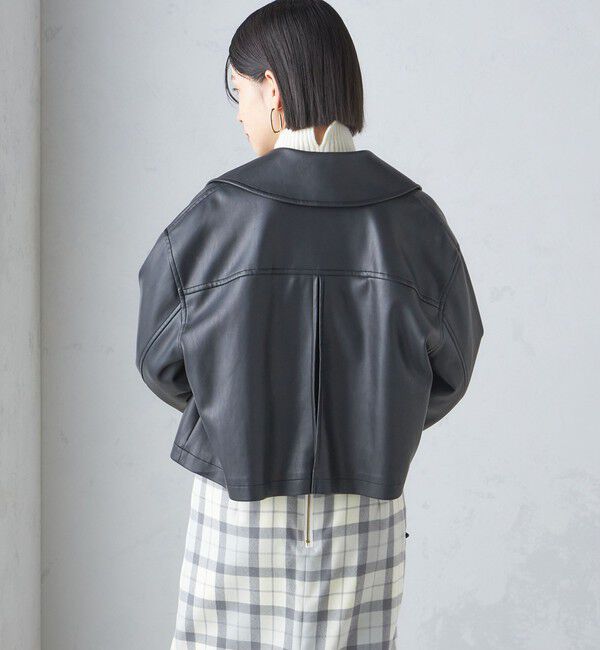 SHIPS for women「ボア カラー ブルゾン」|ブルゾン・スタジャン|