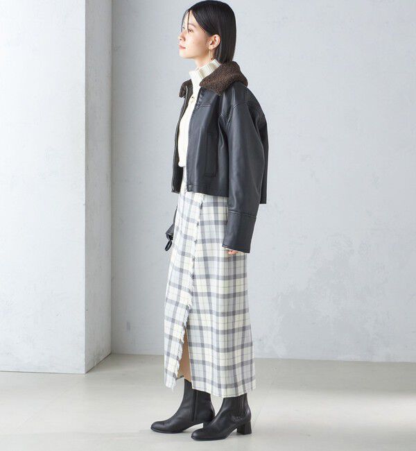 SHIPS for women「ボア カラー ブルゾン」|ブルゾン・スタジャン|