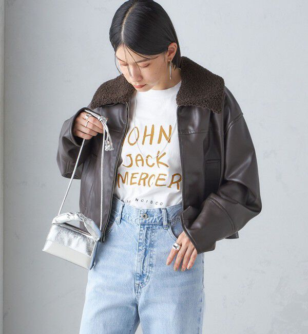 SHIPS for women「ボア カラー ブルゾン」|ブルゾン・スタジャン|