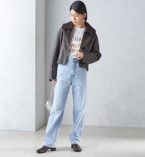 SHIPS for women「ボア カラー ブルゾン」|ブルゾン・スタジャン|