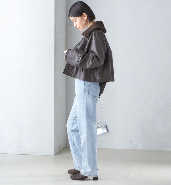 SHIPS for women「ボア カラー ブルゾン」|ブルゾン・スタジャン|